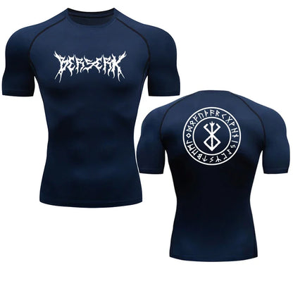 Anime Berserk Compression Tshirt Men Fitness Tight Long Sleeve Sport T Shirt Training Jogging Shirts Gym Sportswear Quick Dry