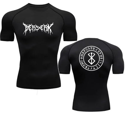 Anime Berserk Compression Tshirt Men Fitness Tight Long Sleeve Sport T Shirt Training Jogging Shirts Gym Sportswear Quick Dry