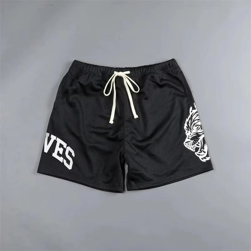 2025 Fashion Men Sports Shorts High Quality Beach Casual Fitness Shorts Pants Men Clothing Mesh Breathable Summer Running Shorts